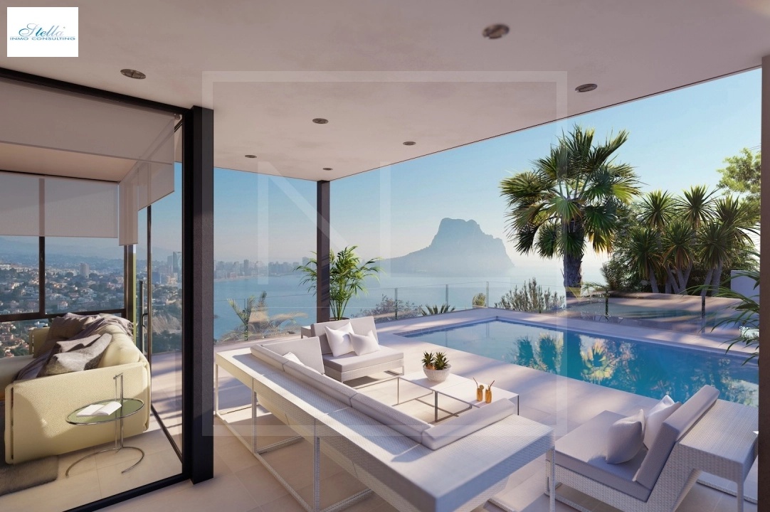 Villa in Calpe te koop, woonoppervlakte 321 m², + Vloerverwarming, Airconditioning, grondstuk 885 m², 4 slapkamer, 4 badkamer, Zwembad, ref.: NL-NLD1451-4