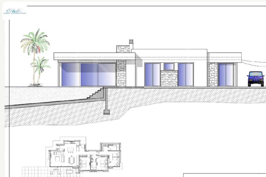 Villa in Calpe te koop, woonoppervlakte 282 m², + Vloerverwarming, Airconditioning, grondstuk 800 m², 3 slapkamer, 2 badkamer, Zwembad, ref.: NL-NLD1452-6