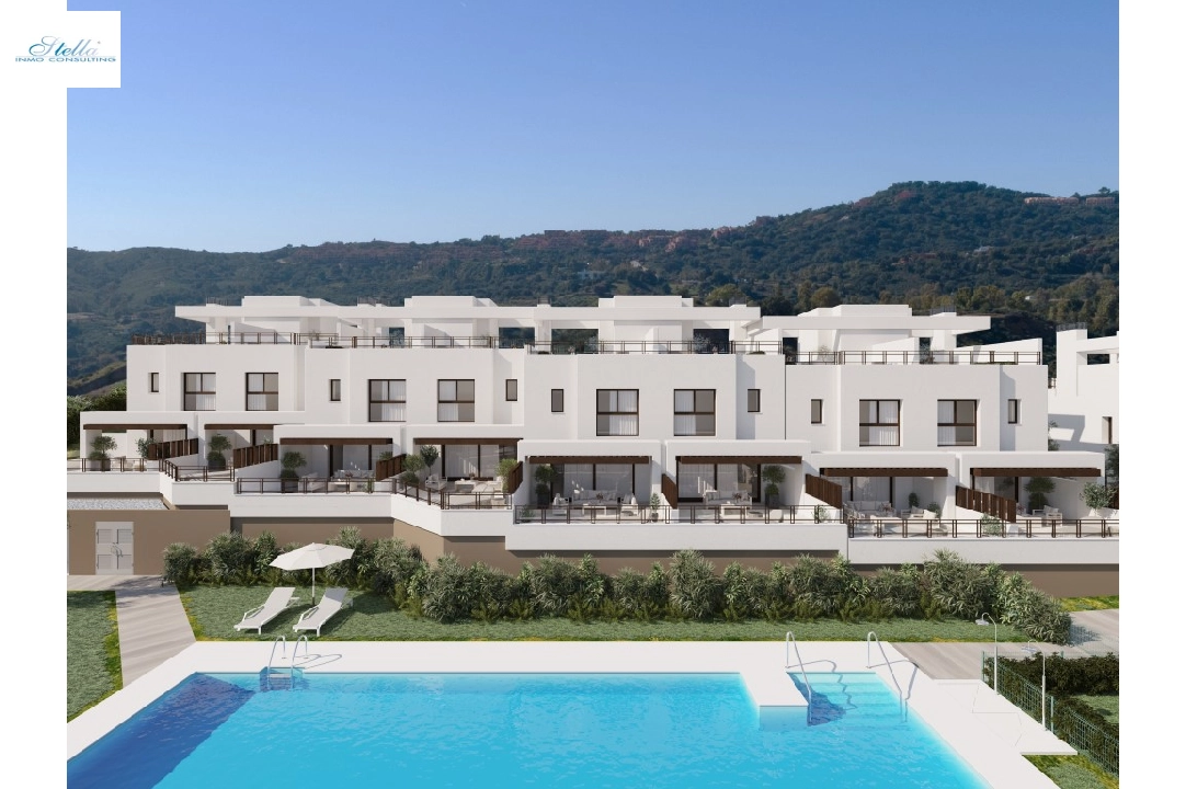 Stadthaus in Mijas Golf(La Cala Golf Resort) te koop, woonoppervlakte 162 m², grondstuk 255 m², 3 slapkamer, 3 badkamer, Zwembad, ref.: TW-BELARIA-2-7