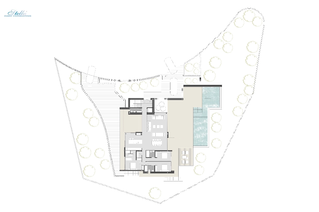 Villa in Moraira(Benimeit) te koop, woonoppervlakte 350 m², Airconditioning, grondstuk 1601 m², 4 slapkamer, 4 badkamer, Zwembad, ref.: CA-H-1681-AMB-13