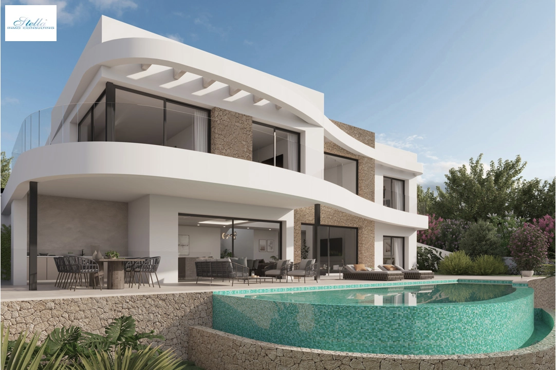 Villa in Moraira(El Tesoro) te koop, woonoppervlakte 252 m², grondstuk 801 m², 4 slapkamer, 5 badkamer, ref.: BP-8114MOR-1