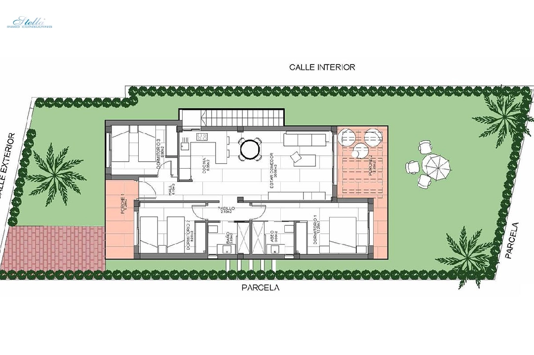 Villa in Algorfa te koop, woonoppervlakte 191 m², Staat Eerste bewoning, grondstuk 236 m², 3 slapkamer, 2 badkamer, ref.: HA-ARN-140-E03-8