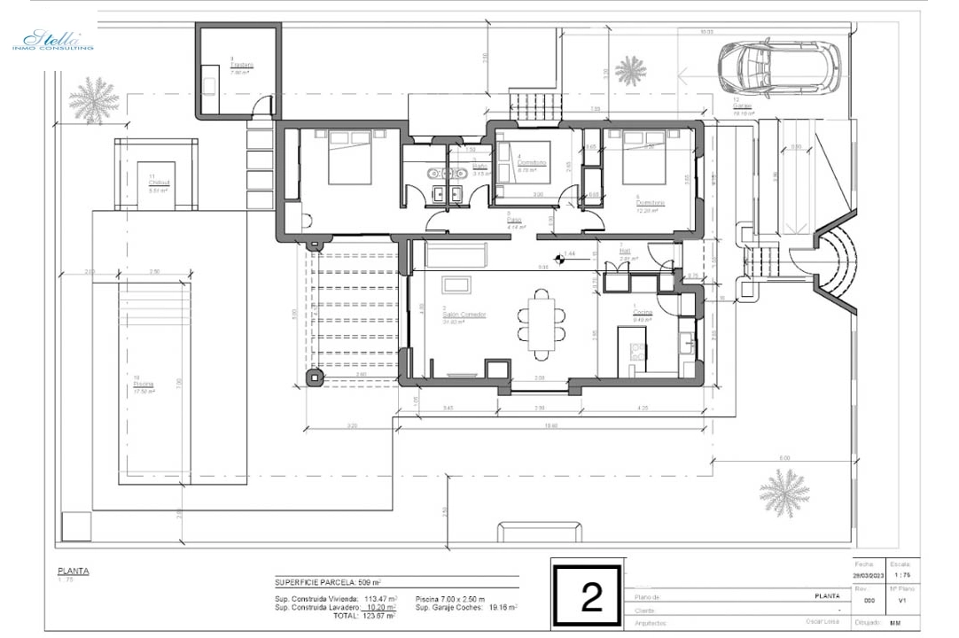 Villa in Polop te koop, woonoppervlakte 107 m², Airconditioning, grondstuk 509 m², 2 slapkamer, 1 badkamer, Zwembad, ref.: BP-7008POL-2