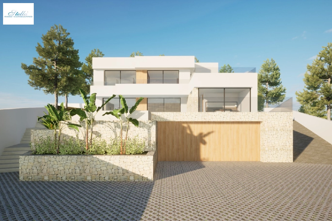 Villa in Moraira(Pla del Mar) te koop, woonoppervlakte 340 m², Bouwjaar 2023, Airconditioning, grondstuk 1070 m², 4 slapkamer, 4 badkamer, Zwembad, ref.: BI-MT.H-787-14