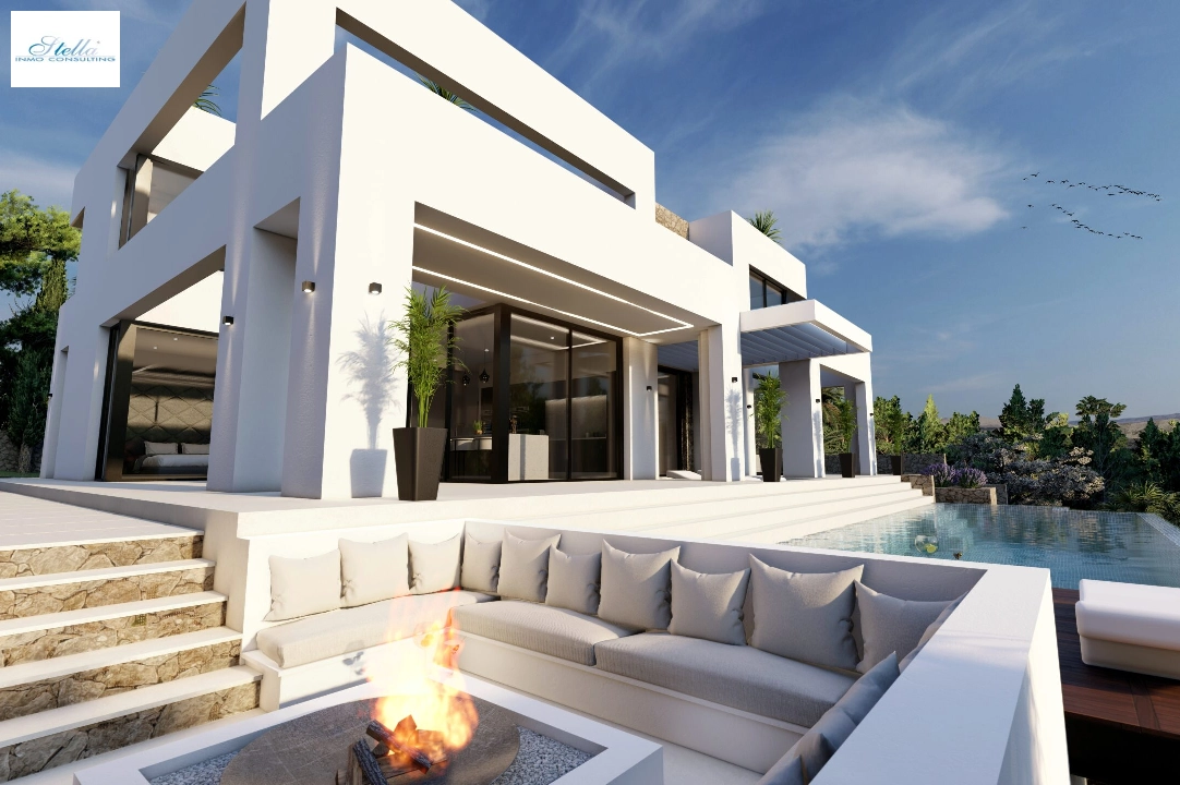Villa in Benissa(Benissa Costa) te koop, woonoppervlakte 574 m², Airconditioning, grondstuk 1372 m², 4 slapkamer, 4 badkamer, ref.: BP-7015BEN-4