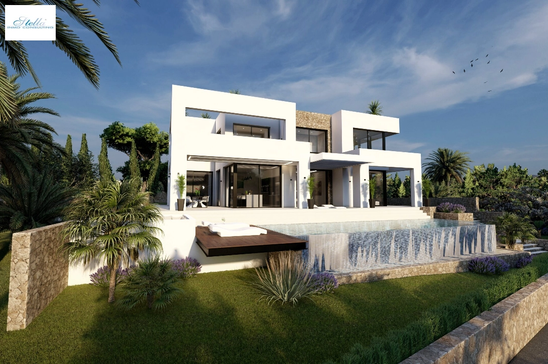 Villa in Benissa(Benissa Costa) te koop, woonoppervlakte 574 m², Airconditioning, grondstuk 1372 m², 4 slapkamer, 4 badkamer, Zwembad, ref.: BP-7015BEN-45