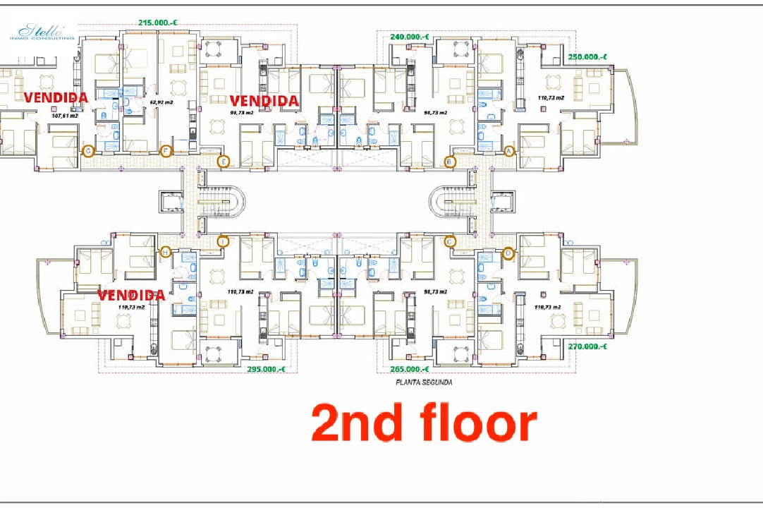 Apartment in Vilajoyosa(Urb. Paraiso) te koop, woonoppervlakte 63 m², Airconditioning, grondstuk 63 m², 2 slapkamer, 1 badkamer, ref.: BP-7019VIL-18