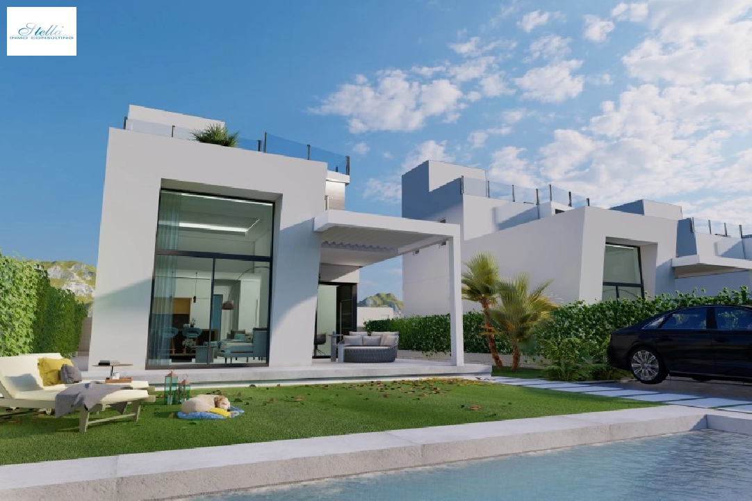 Villa in Finestrat te koop, woonoppervlakte 163 m², Bouwjaar 2023, Airconditioning, grondstuk 346 m², 3 slapkamer, 3 badkamer, Zwembad, ref.: BI-AL.H-030-2