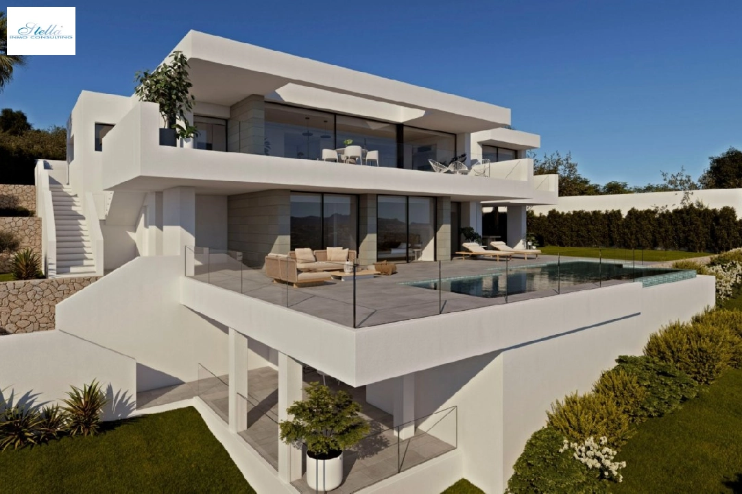 Villa in Benitachell(Cumbre del sol) te koop, woonoppervlakte 693 m², Airconditioning, grondstuk 1158 m², 3 slapkamer, 5 badkamer, Zwembad, ref.: AM-11651DA-3700-2