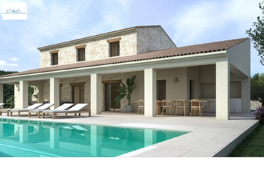 Villa in Moraira(Benimeit) te koop, woonoppervlakte 699 m², Airconditioning, grondstuk 13500 m², 4 slapkamer, 4 badkamer, Zwembad, ref.: AM-11734DA-3700-3