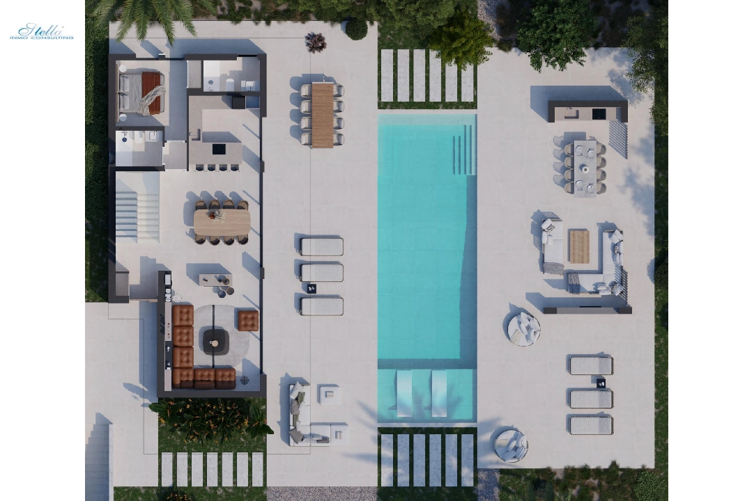 Villa in Javea - Xabia(Portichol) te koop, woonoppervlakte 260 m², Airconditioning, grondstuk 1000 m², 4 slapkamer, 5 badkamer, Zwembad, ref.: AM-12031DA-3700-12