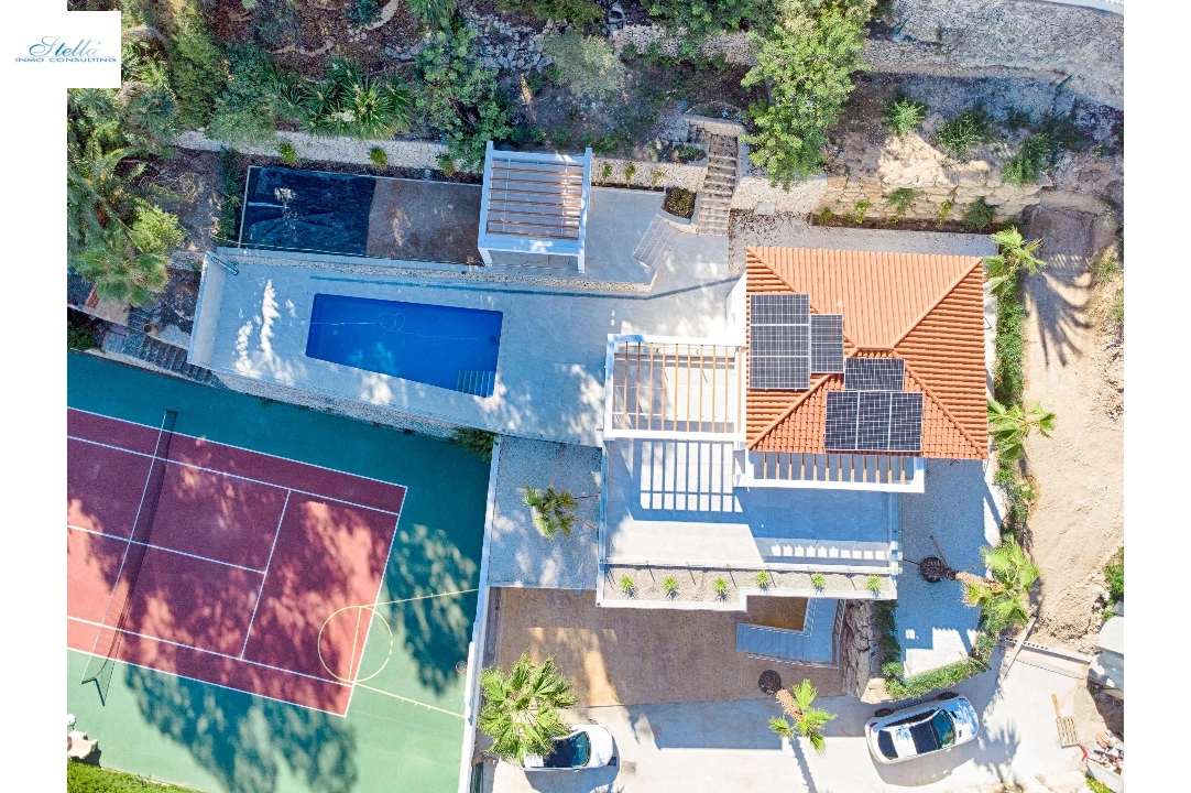 Villa in Moraira(Pinar del abogat) te koop, woonoppervlakte 400 m², Airconditioning, grondstuk 1200 m², 3 slapkamer, 3 badkamer, Zwembad, ref.: AM-12058DA-3700-4