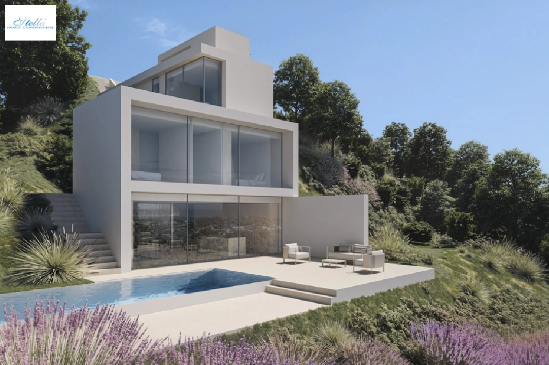 Villa in Benissa(La Fustera) te koop, woonoppervlakte 357 m², Airconditioning, grondstuk 1058 m², 4 slapkamer, 4 badkamer, ref.: BP-4309BEN-1