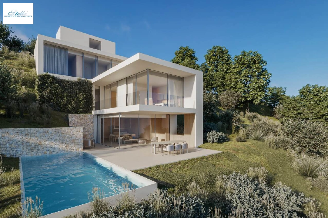 Villa in Benissa(La Fustera) te koop, woonoppervlakte 330 m², Airconditioning, grondstuk 1448 m², 4 slapkamer, 5 badkamer, ref.: BP-4310BEN-2