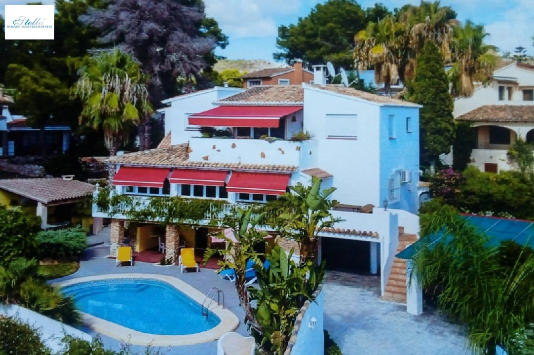 Villa in Moraira(Pla del mar) te koop, woonoppervlakte 326 m², Airconditioning, grondstuk 791 m², 5 slapkamer, 5 badkamer, Zwembad, ref.: AM-12082DA-3700-1