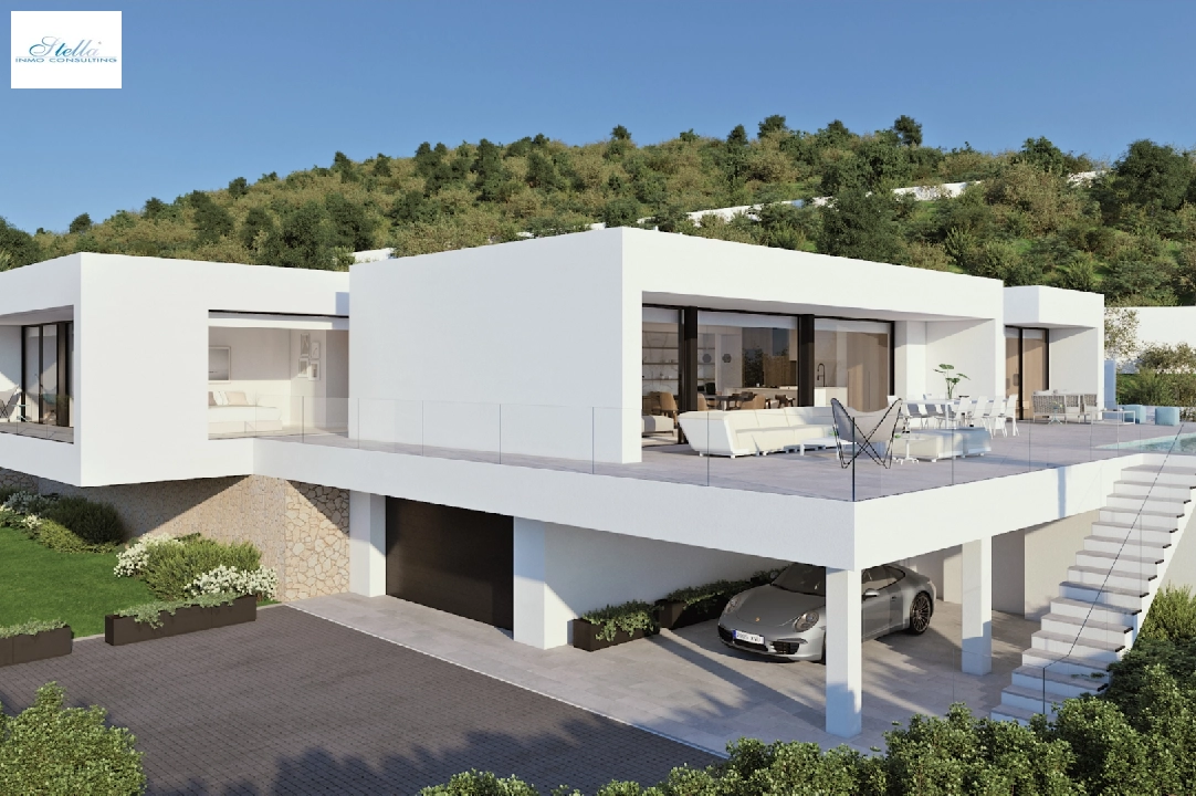 Villa in Cumbre del Sol(Residencial Plus Jazmines) te koop, woonoppervlakte 313 m², grondstuk 1338 m², 3 slapkamer, 5 badkamer, Zwembad, ref.: VA-AJ064-1