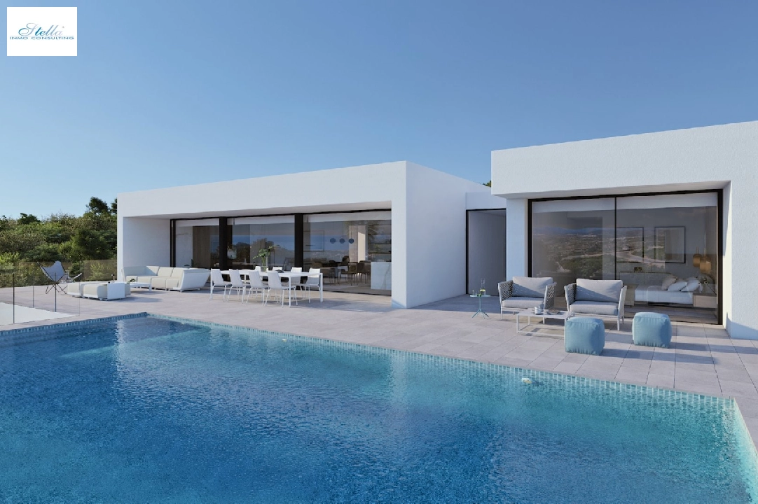 Villa in Cumbre del Sol(Residencial Plus Jazmines) te koop, woonoppervlakte 313 m², grondstuk 1338 m², 3 slapkamer, 5 badkamer, Zwembad, ref.: VA-AJ064-3