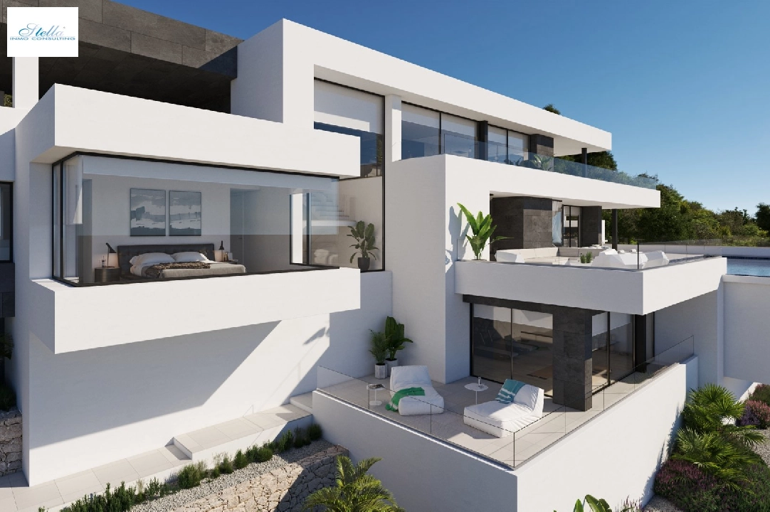 Villa in Cumbre del Sol(Residencial Plus Jazmines) te koop, woonoppervlakte 440 m², grondstuk 1877 m², 3 slapkamer, 5 badkamer, Zwembad, ref.: VA-AJ044-3