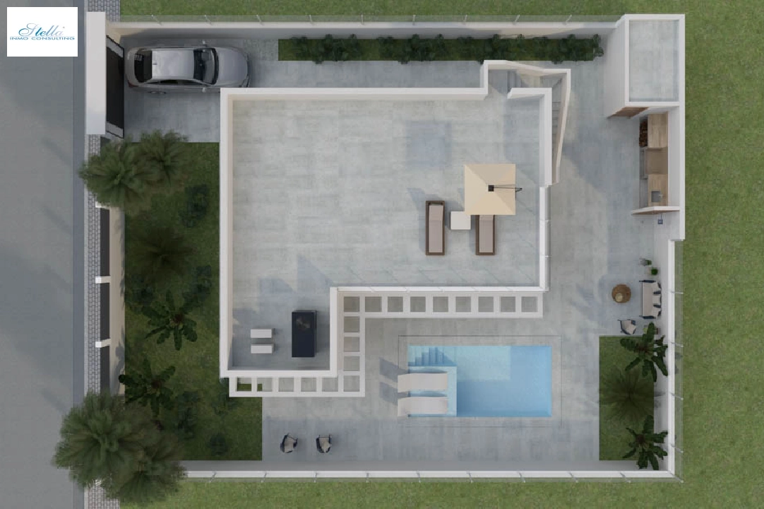 Villa in Polop(Las Lomas) te koop, woonoppervlakte 106 m², Airconditioning, grondstuk 432 m², 3 slapkamer, 2 badkamer, ref.: BP-7032POL-6