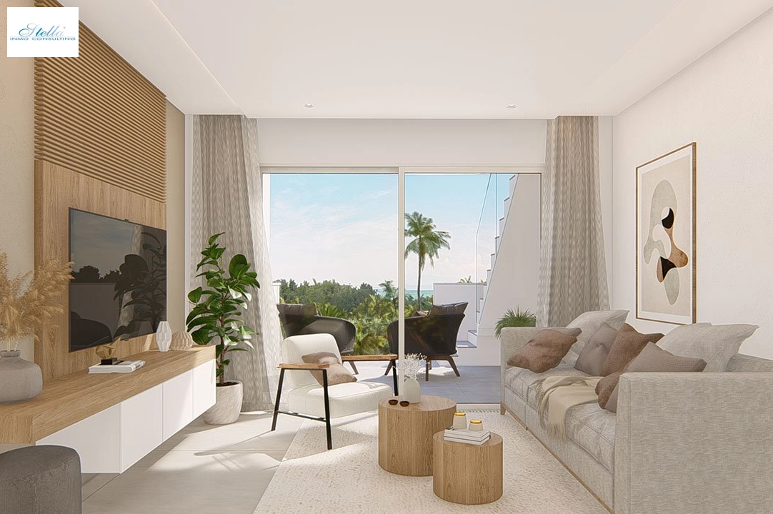 Etagen Apartment in Guardamar del Segura te koop, woonoppervlakte 115 m², Staat Eerste bewoning, Airconditioning, 3 slapkamer, 2 badkamer, Zwembad, ref.: HA-GUN-446-A03-19
