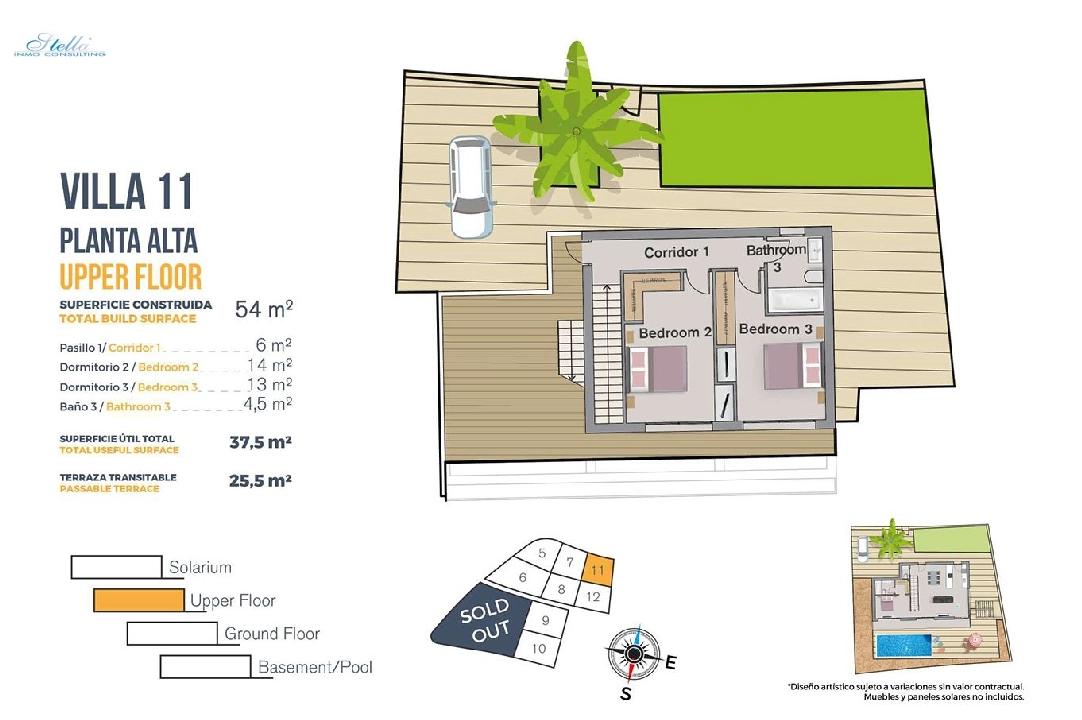 Villa in Finestrat te koop, woonoppervlakte 149 m², Staat Eerste bewoning, grondstuk 346 m², 3 slapkamer, 2 badkamer, Zwembad, ref.: HA-FIN-120-E03-42