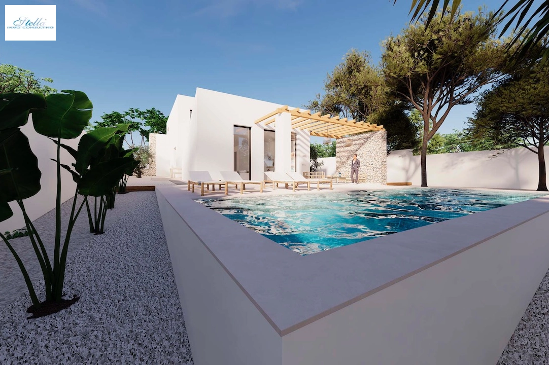 Villa in Moraira(Pinar del Advocat) te koop, woonoppervlakte 268 m², Airconditioning, grondstuk 800 m², 4 slapkamer, 3 badkamer, Zwembad, ref.: CA-H-1709-AMB-1