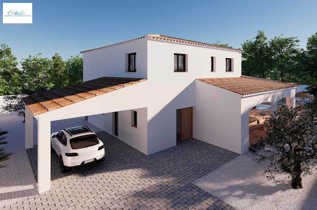 Villa in Moraira(Pinar del Advocat) te koop, woonoppervlakte 248 m², Airconditioning, grondstuk 1050 m², 4 slapkamer, 4 badkamer, Zwembad, ref.: CA-H-1712-AMB-9