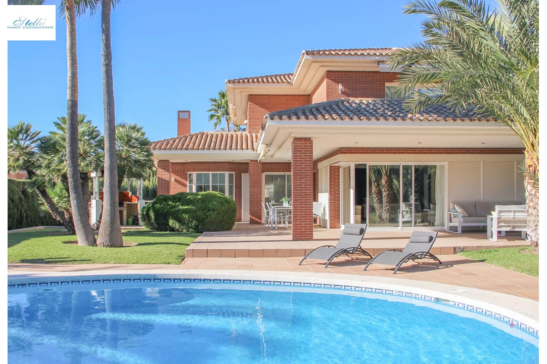 Villa in Benidorm(de Napoles) te koop, woonoppervlakte 642 m², Airconditioning, grondstuk 1853 m², 7 slapkamer, 6 badkamer, Zwembad, ref.: BP-7035BED-18