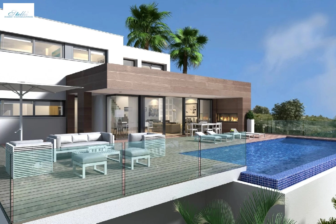 Villa in Cumbre del Sol te koop, woonoppervlakte 459 m², grondstuk 932 m², 3 slapkamer, 4 badkamer, Zwembad, ref.: BS-83710400-1