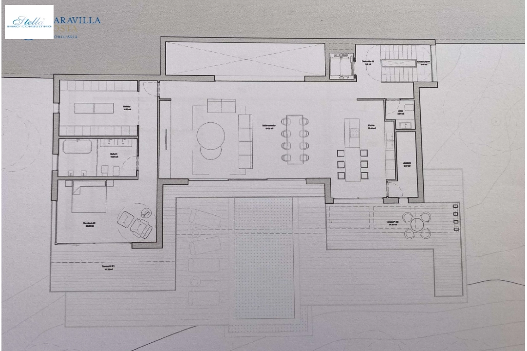 Villa in Calpe te koop, woonoppervlakte 453 m², Bouwjaar 2023, Airconditioning, grondstuk 1013 m², 4 slapkamer, 4 badkamer, ref.: MV-2506-10