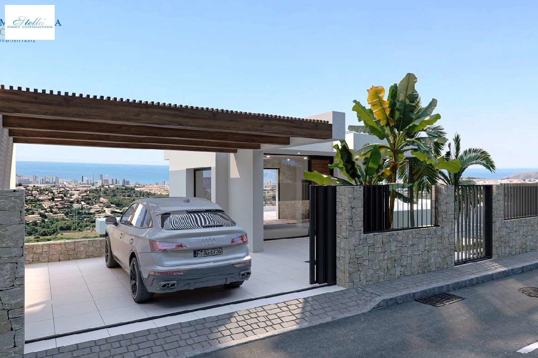 Villa in Calpe te koop, woonoppervlakte 453 m², Bouwjaar 2023, Airconditioning, grondstuk 1013 m², 4 slapkamer, 4 badkamer, Zwembad, ref.: MV-2506-6