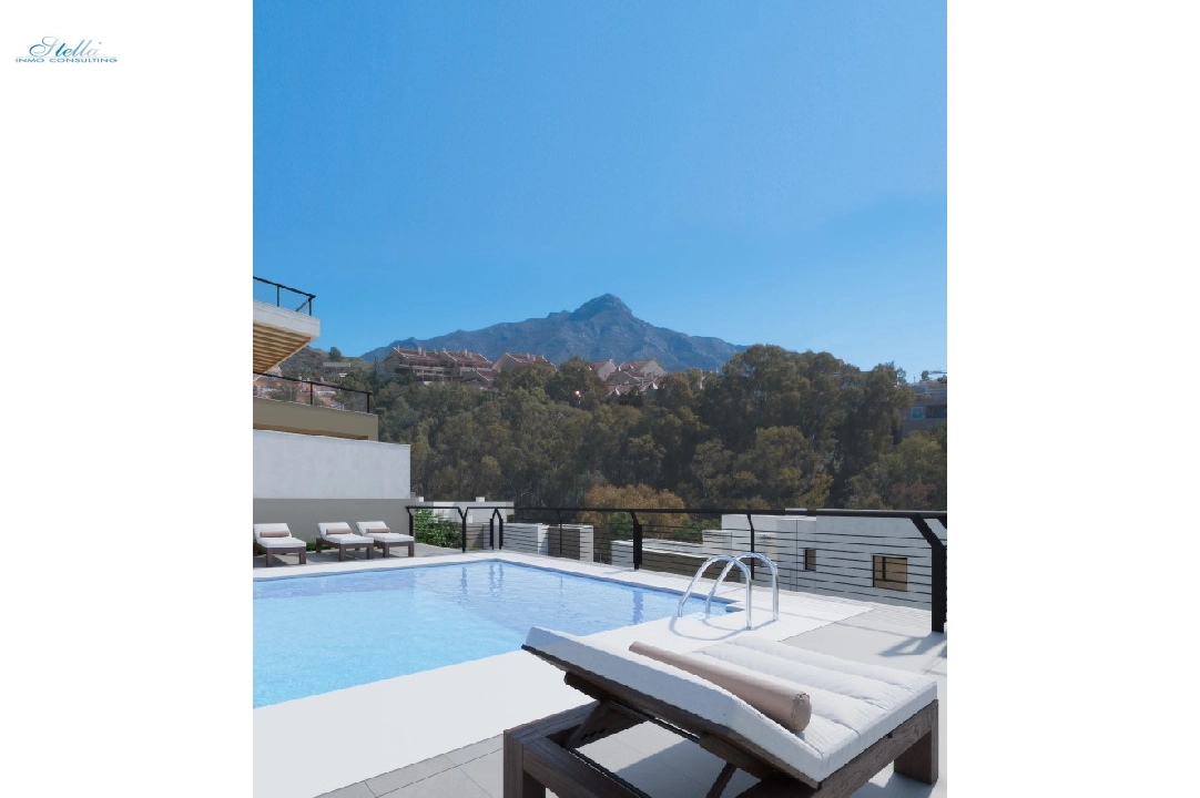 Penthouse Apartment in Marbella(Urbanizacion Nueva Andalucia J, 9. 29660 Marbella,) te koop, woonoppervlakte 123 m², grondstuk 274 m², 3 slapkamer, 2 badkamer, Zwembad, ref.: TW-MARBELLALAKE116-15