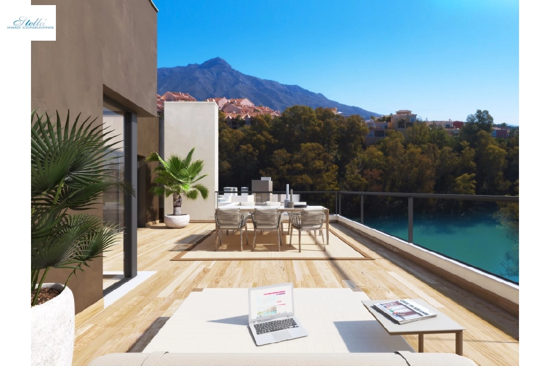 Penthouse Apartment in Marbella(Urbanizacion Nueva Andalucia J, 9. 29660 Marbella,) te koop, woonoppervlakte 123 m², grondstuk 274 m², 3 slapkamer, 2 badkamer, Zwembad, ref.: TW-MARBELLALAKE116-17