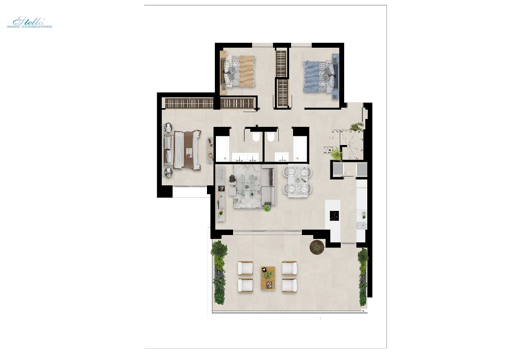 Apartment in Nueva Andalucia(Urbanizacion Nueva Andalucia J, 9. 29660 Marbella,) te koop, woonoppervlakte 114 m², grondstuk 179 m², 3 slapkamer, 2 badkamer, Zwembad, ref.: TW-MARBELLALAKE131-24