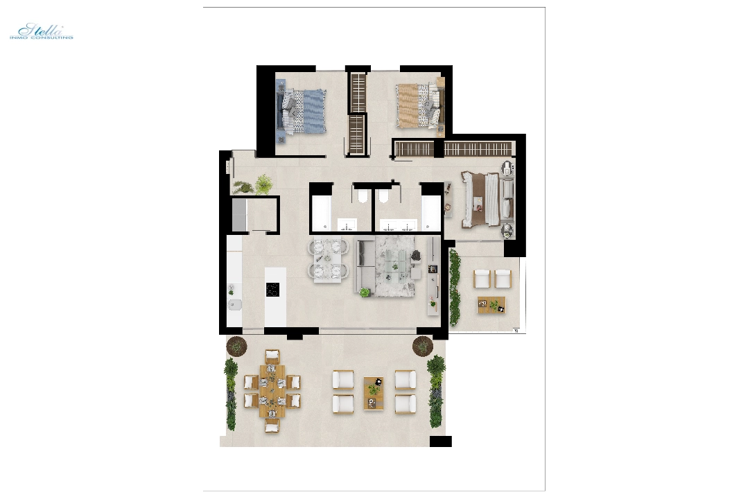 Apartment in Nueva Andalucia(Urbanizacion Nueva Andalucia J, 9. 29660 Marbella,) te koop, woonoppervlakte 114 m², grondstuk 179 m², 3 slapkamer, 2 badkamer, Zwembad, ref.: TW-MARBELLALAKE131-25