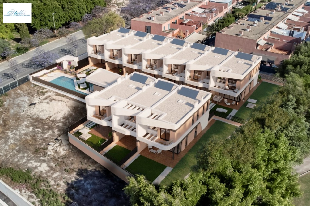Stadthaus in Alicante(Playa de San Juan) te koop, woonoppervlakte 194 m², grondstuk 65 m², 4 slapkamer, 3 badkamer, Zwembad, ref.: TW-AZUR-5-20