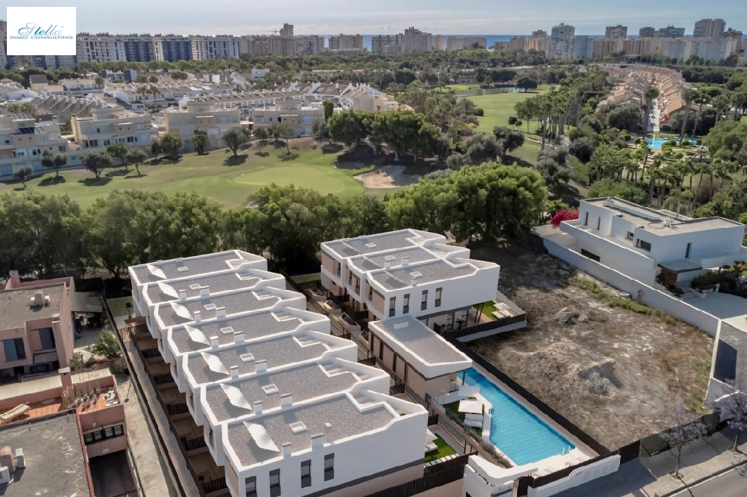 Stadthaus in Alicante(Playa de San Juan) te koop, woonoppervlakte 194 m², grondstuk 65 m², 4 slapkamer, 3 badkamer, Zwembad, ref.: TW-AZUR-5-23