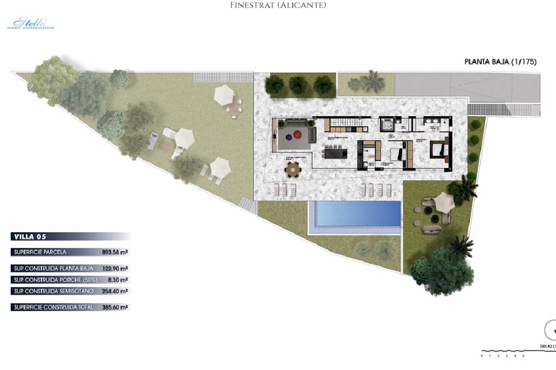 Villa in Finestrat(Balcon de Finestrat) te koop, woonoppervlakte 322 m², Airconditioning, grondstuk 565 m², 4 slapkamer, 5 badkamer, ref.: BP-7043FIN-10