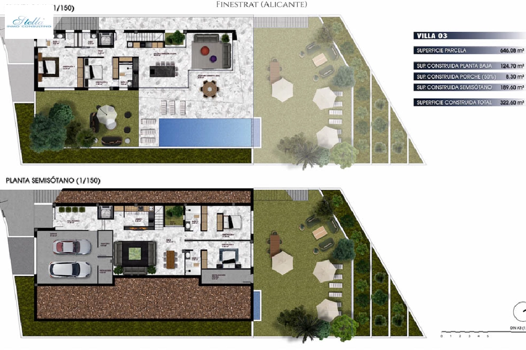 Villa in Finestrat(Balcon de Finestrat) te koop, woonoppervlakte 322 m², Airconditioning, grondstuk 565 m², 4 slapkamer, 5 badkamer, ref.: BP-7043FIN-8