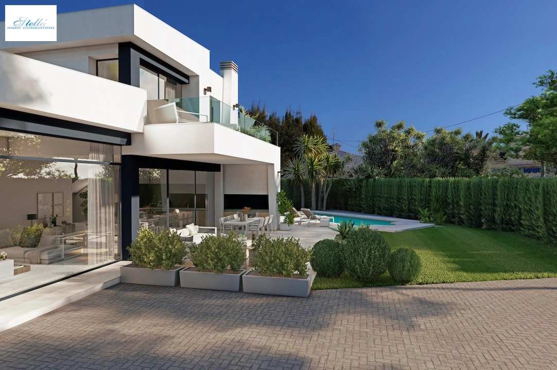 Villa in Benissa(La Fustera) te koop, woonoppervlakte 192 m², Airconditioning, grondstuk 725 m², 3 slapkamer, 3 badkamer, Zwembad, ref.: CA-H-1713-AMB-4