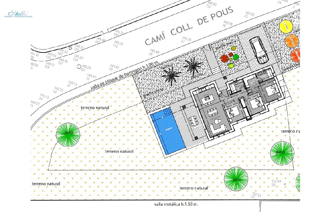 Villa in Denia(Marquesa 4) te koop, woonoppervlakte 120 m², Bouwjaar 2025, Staat als nieuw, + Centrale verwarming, Airconditioning, grondstuk 1085 m², 3 slapkamer, 2 badkamer, Zwembad, ref.: UM-UV-HEBE-16