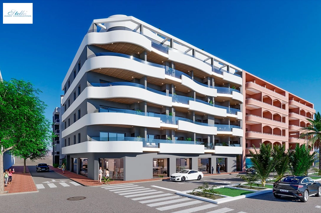 Penthouse Apartment in Torrevieja te koop, woonoppervlakte 102 m², Staat Eerste bewoning, 2 slapkamer, 2 badkamer, Zwembad, ref.: HA-TON-203-A03-2