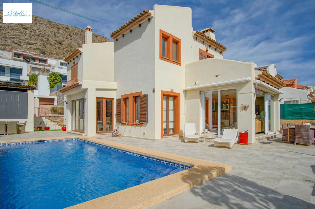 Villa in Finestrat(Sierra Cortina) te koop, woonoppervlakte 188 m², Airconditioning, grondstuk 435 m², 3 slapkamer, 3 badkamer, ref.: BP-7049FIN-10