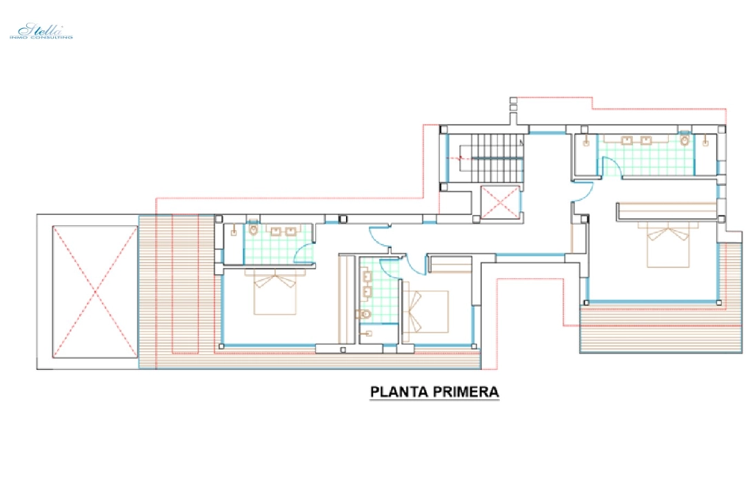 Villa in Javea(Adsubia) te koop, woonoppervlakte 554 m², Airconditioning, grondstuk 1568 m², 5 slapkamer, 5 badkamer, ref.: BP-3627JAV-18