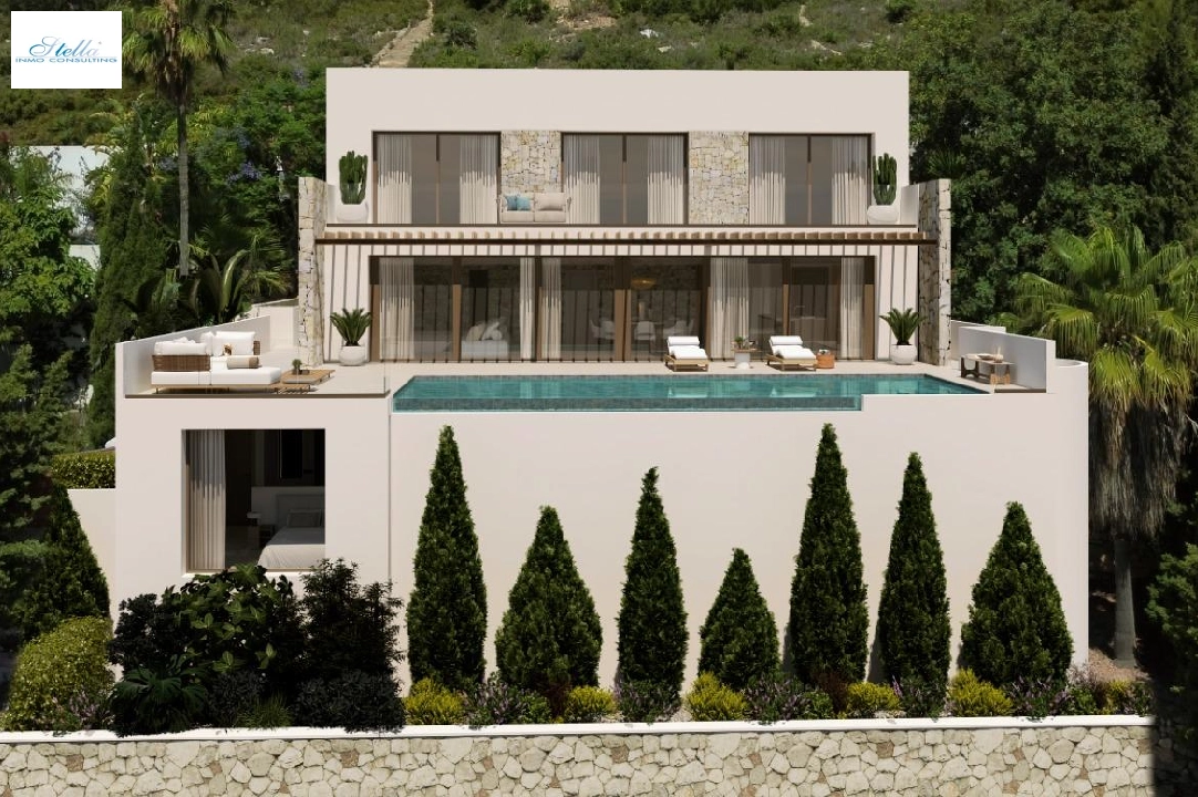 Villa in Benitachell(Cumbre del sol) te koop, woonoppervlakte 250 m², Airconditioning, grondstuk 960 m², 4 slapkamer, 3 badkamer, Zwembad, ref.: AM-12102DA-3700-2