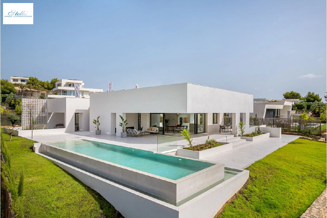 Villa in Orihuela Costa te koop, woonoppervlakte 329 m², Staat Eerste bewoning, + fussboden, Airconditioning, grondstuk 1094 m², 3 slapkamer, 3 badkamer, Zwembad, ref.: HA-OCN-148-E01-1