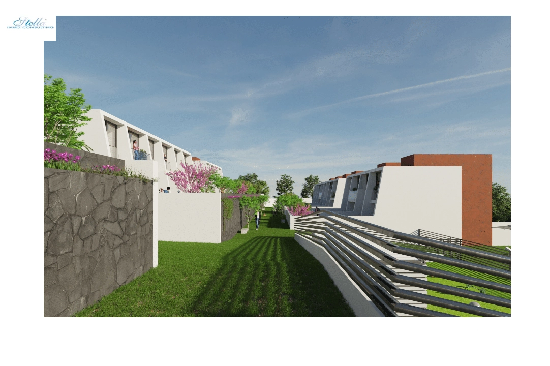 Stadthaus in Calpe(Marisol Park) te koop, woonoppervlakte 106 m², Airconditioning, grondstuk 138 m², 3 slapkamer, 2 badkamer, Zwembad, ref.: CA-B-1687-AMB-28