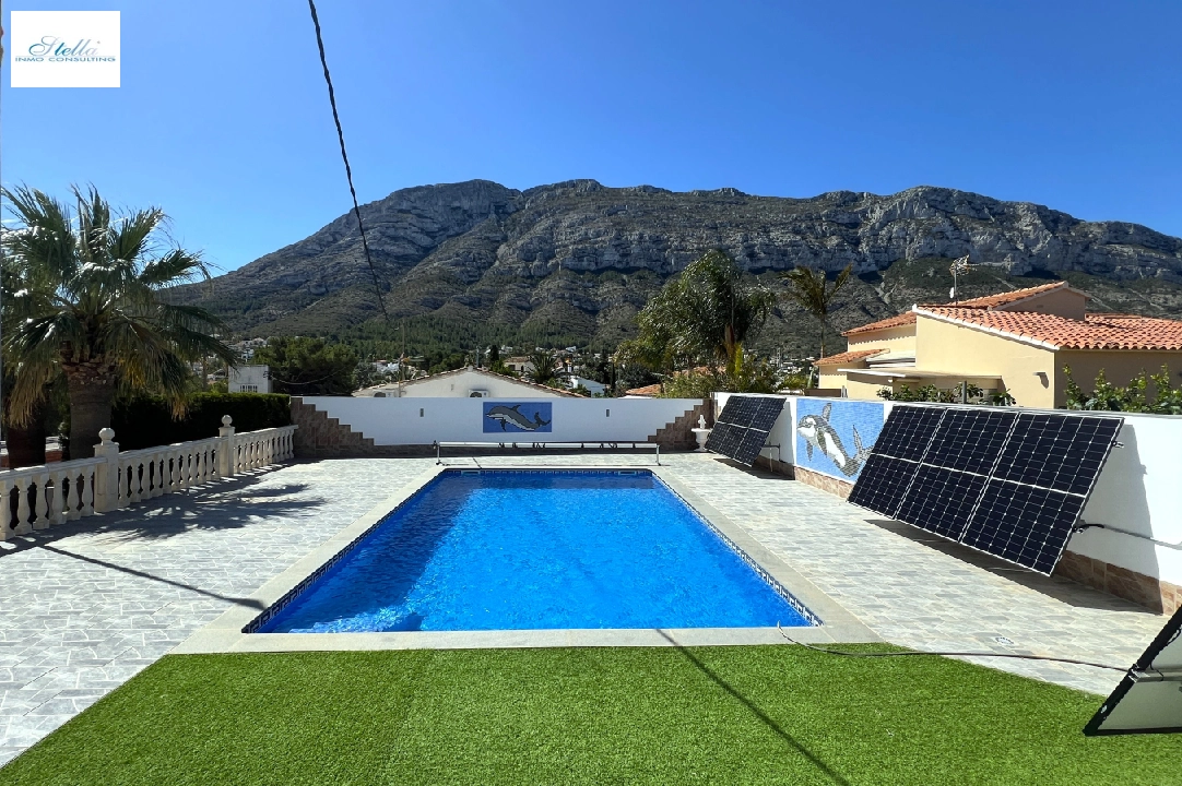 Villa in Denia voor vakantie, woonoppervlakte 166 m², Bouwjaar 1978, + Oven, Airconditioning, grondstuk 802 m², 2 slapkamer, 2 badkamer, Zwembad, ref.: T-0224-28