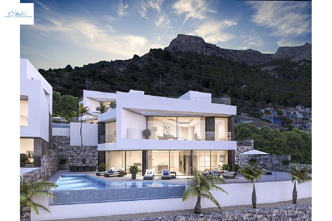 Villa in Calpe(Cucarres) te koop, woonoppervlakte 421 m², Airconditioning, grondstuk 628 m², 4 slapkamer, 5 badkamer, ref.: CA-H-1743-AMB-1