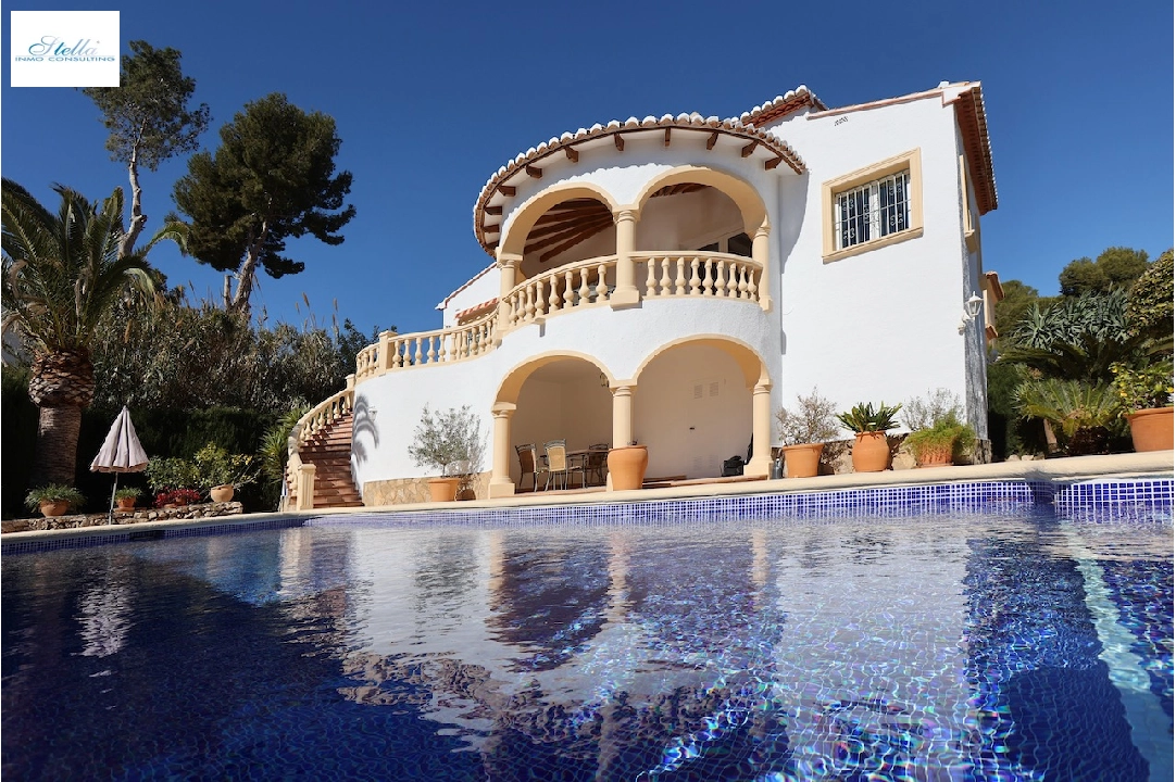 Villa in Benissa(La Fustera) te koop, woonoppervlakte 238 m², grondstuk 800 m², 2 slapkamer, 1 badkamer, Zwembad, ref.: CA-H-1744-AMB-1